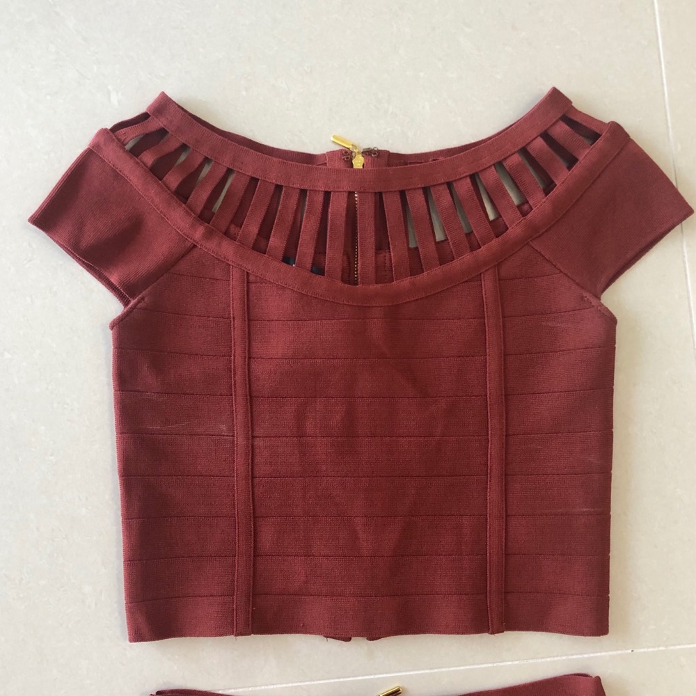 BEBE Bandage Crop Top Never Worn